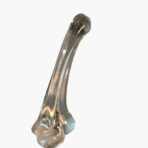 Clear Glass Spoon Rest Vintage - Picture 3 of 7